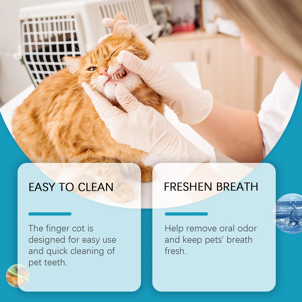 Pet Teeth Care Finger Wipes