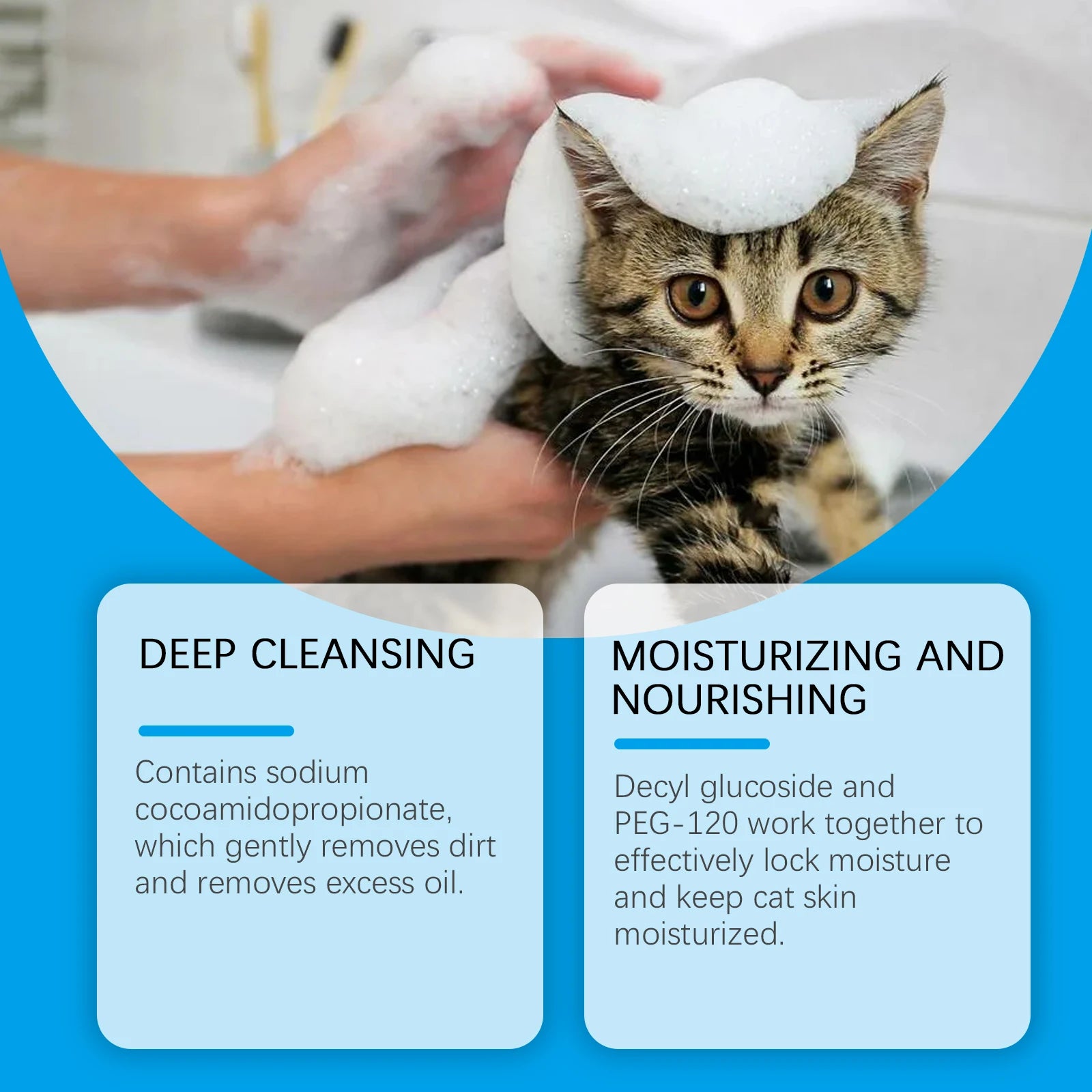 Gentle Grooming Foam Non-irritating Cleaning Hair