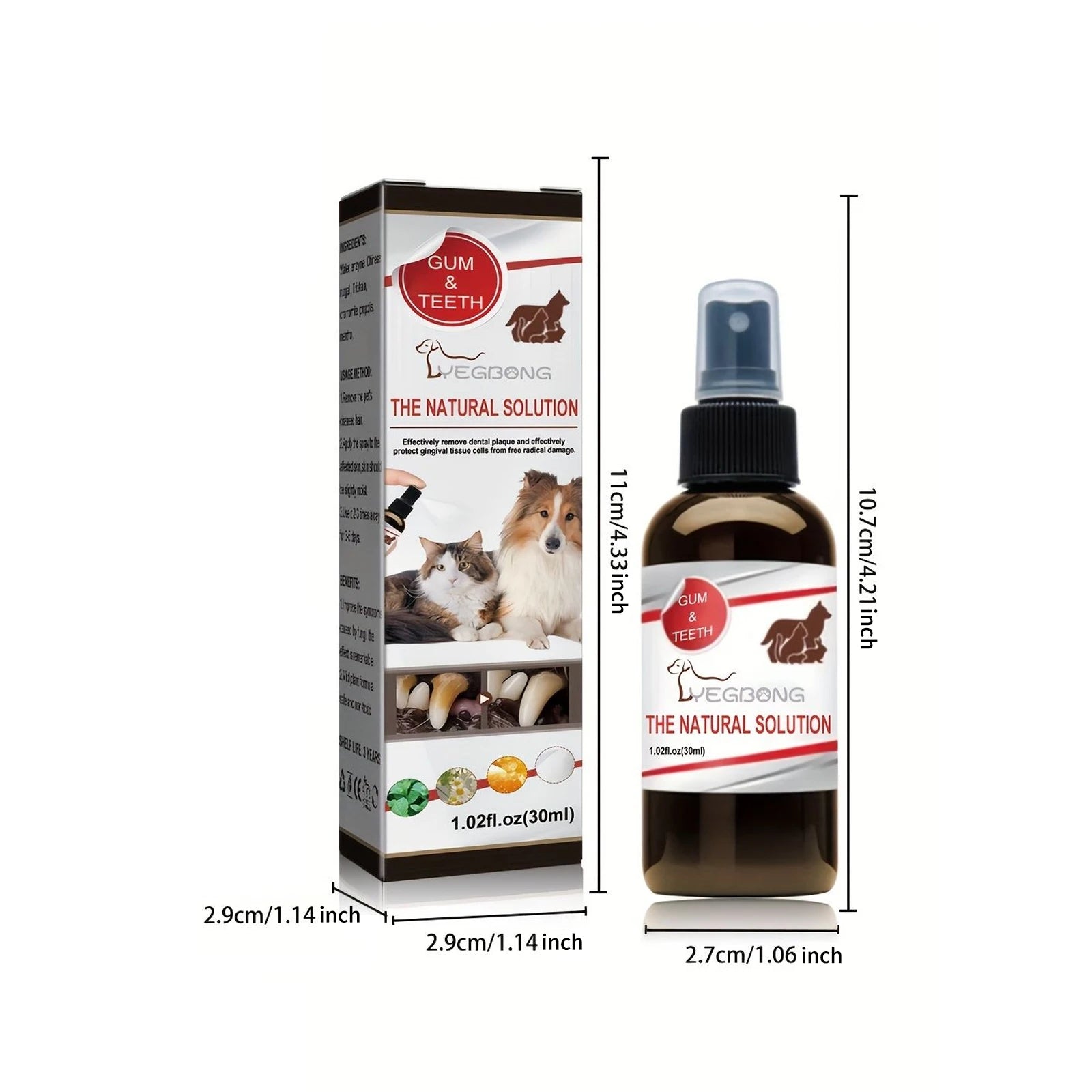 Bad Breath Teeth Cleaning Dog/Cats Tartar Removal