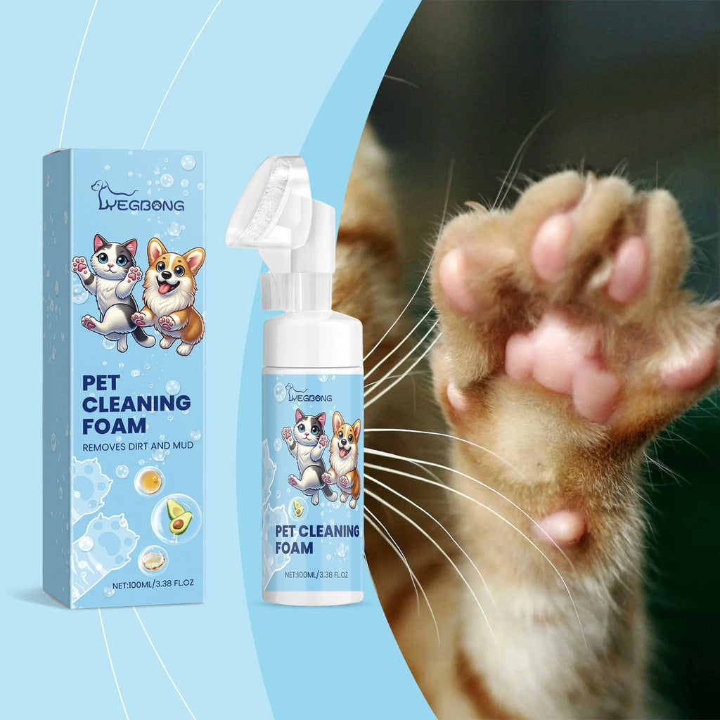 100ml Natural Pet Paw Foam Cleaner