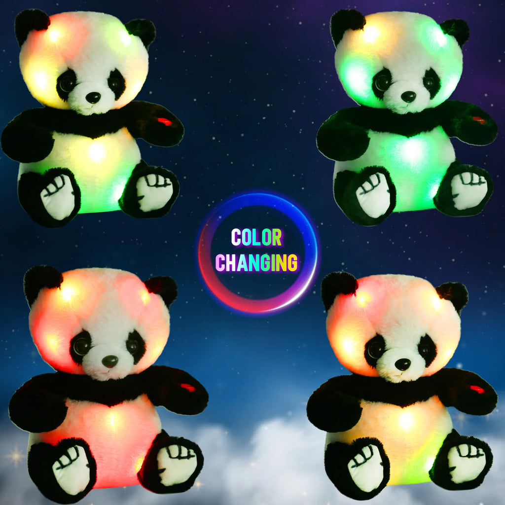12'' Light Up Plush Panda