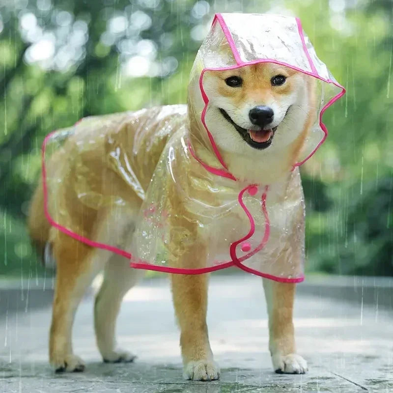 Waterproof Hooded Raincoat for Small Dogs