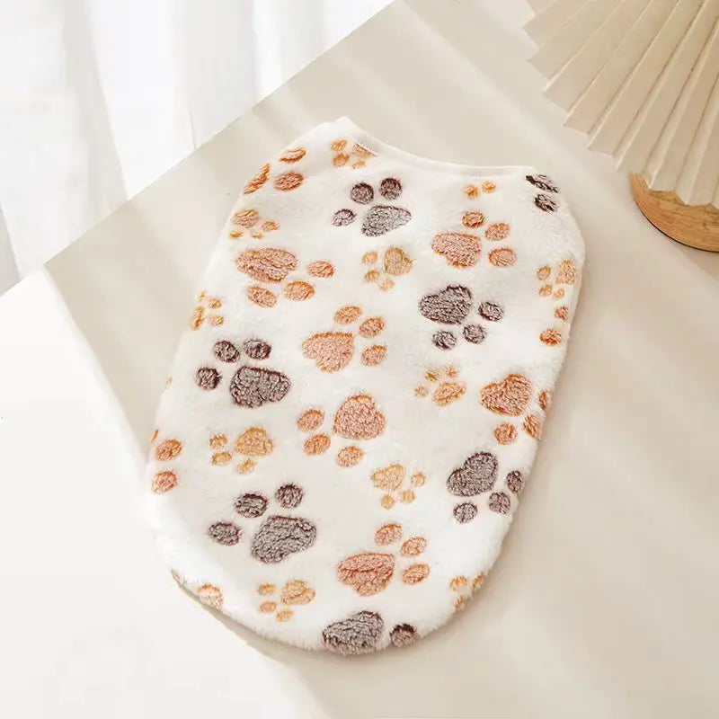 Soft Puppy Vest, Cute Paw Print