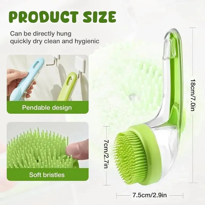 1pcs  Adjustable Pet Bath Brush Set