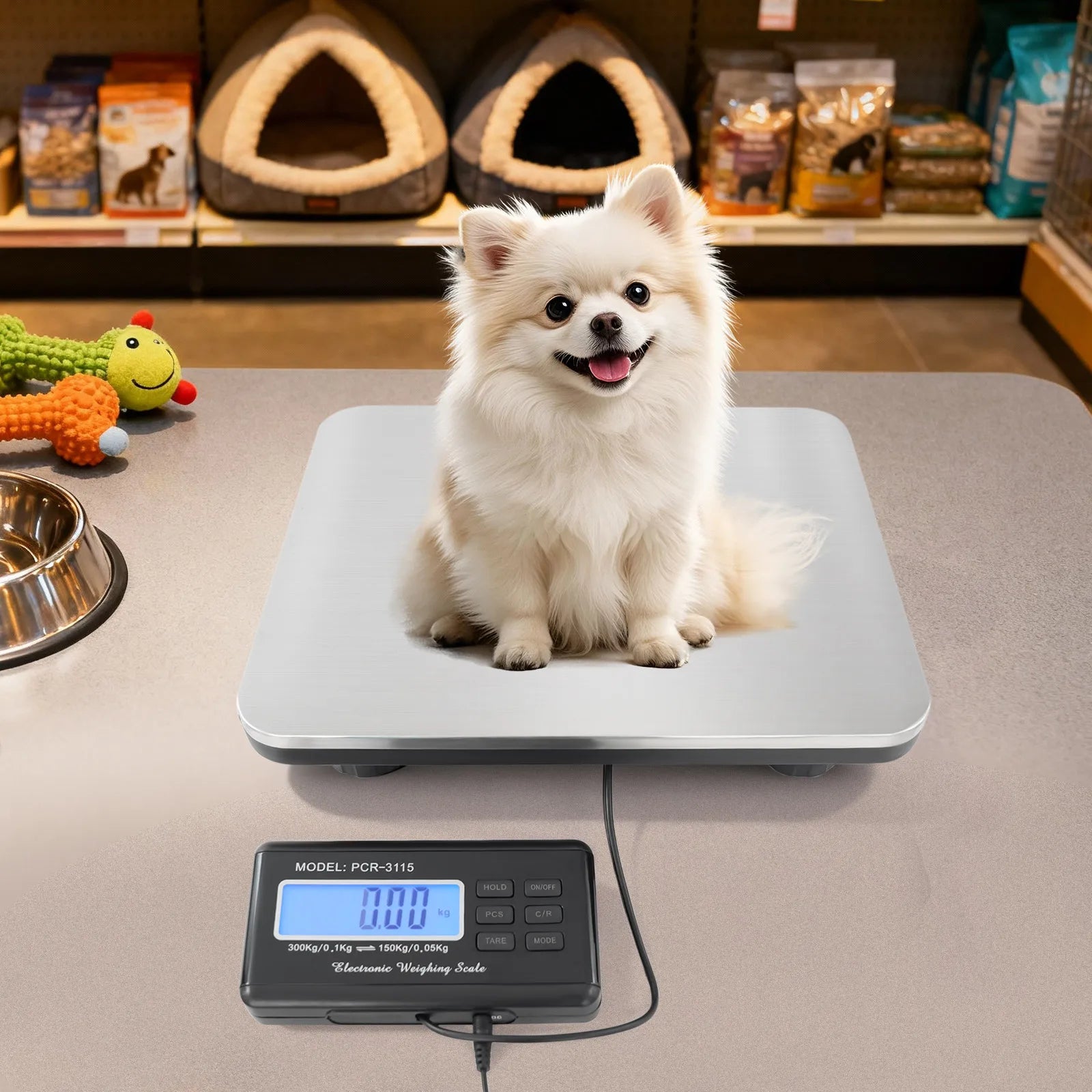 300KG Digital Pet Scale With LCD Display