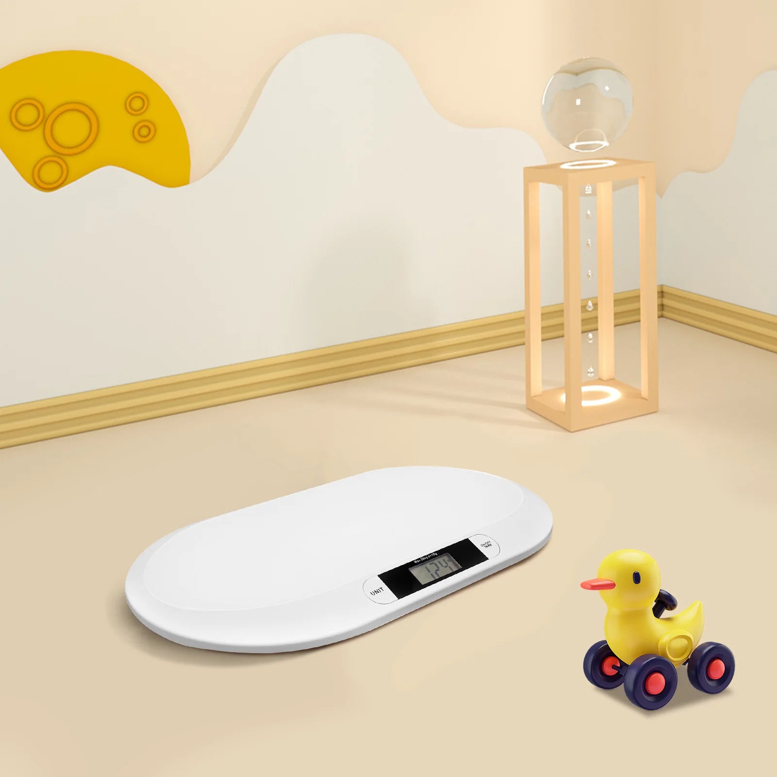 Electronic Small Digital White Pet Scale