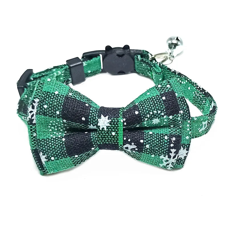 Pet Breakaway Cat Collar, Bow Tie and Bell