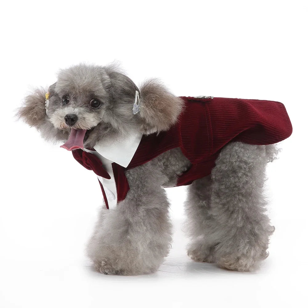 Christmas Dog Costume  Apparel