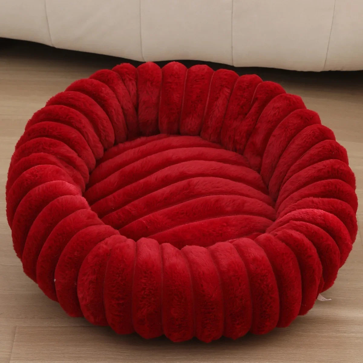 40-70cm Round Bed for Dogs, Super Soft,  Winter Warm Sleeping