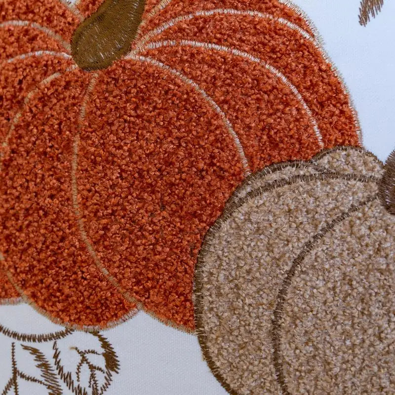 Autumn Harvest Pumpkin Throw Pillow Fall Decor