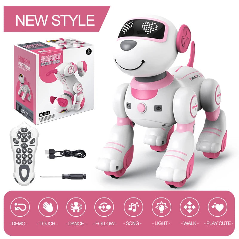 Electronic Stunt Dog, Voice Command, Programmable