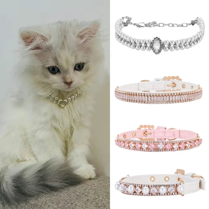 Luxury Dog/Cat Necklaces, Collars For Small Dogs/Cats, Pet Accessories