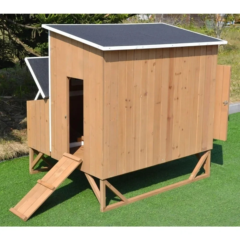 New Large Backyard Wooden Chicken Coop