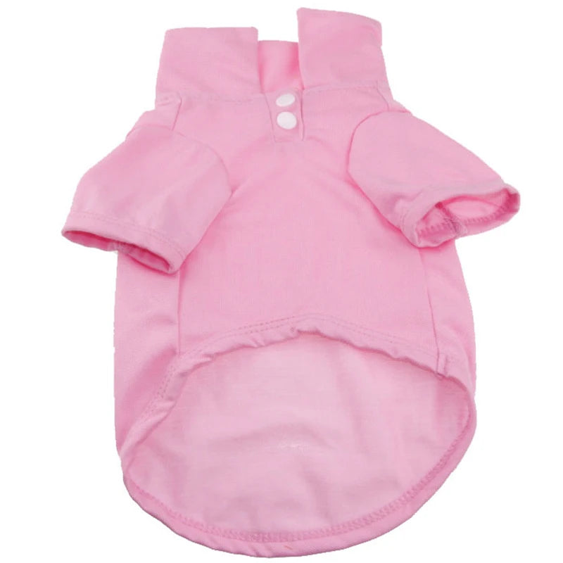 Spring Dog Shirts 6 Candy Colors Vests