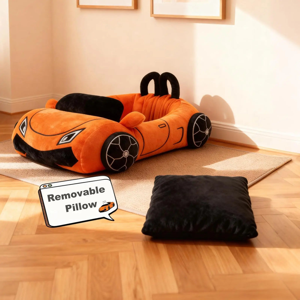 Soft and Cozy Small Dog/Cat Bed with Pillow