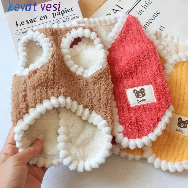 Winter Warm Soft Fleece Vest For Small Pets