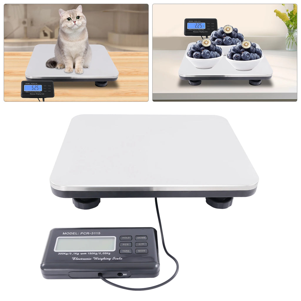 300KG Digital Pet Scale With LCD Display