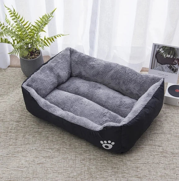Variety of colors, Plush Sleeping Dog Bed