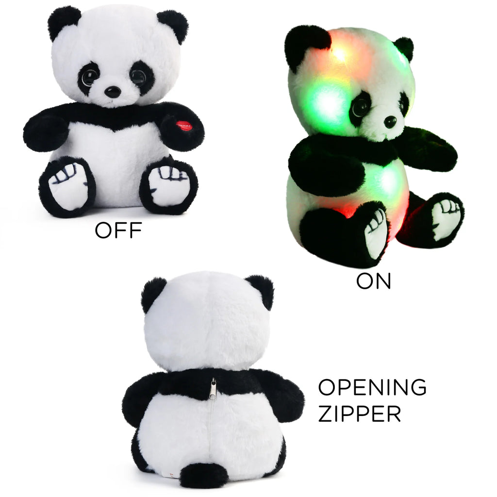 12'' Light Up Plush Panda
