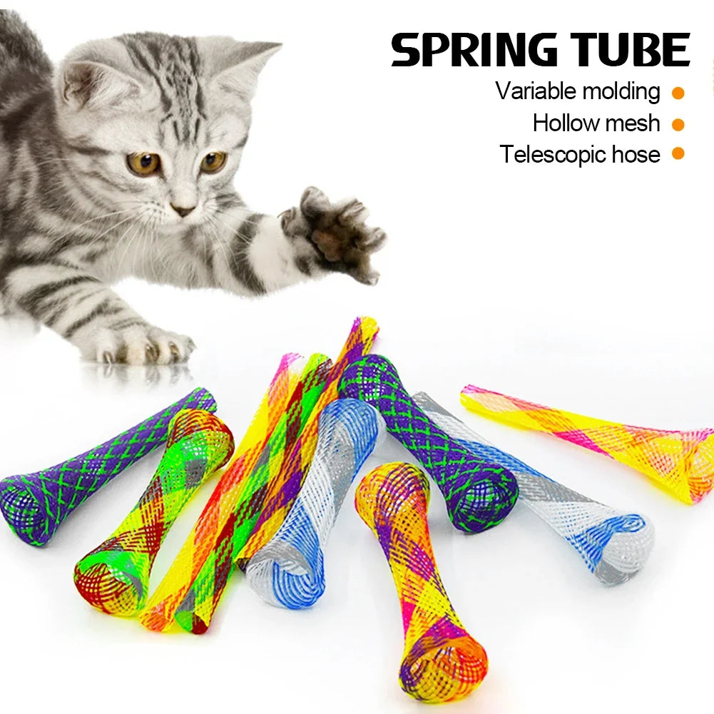 Bouncing, Jumping, 10 Pcs Kitten /Cat Spring Toys