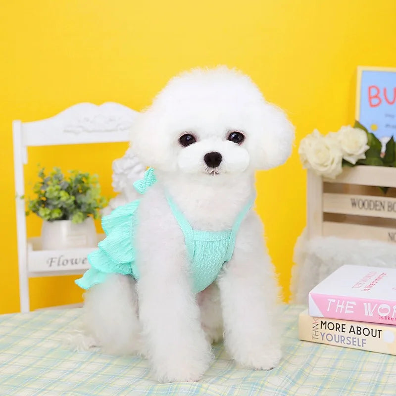Spring Clothes Dog/Cat Princess Dresses