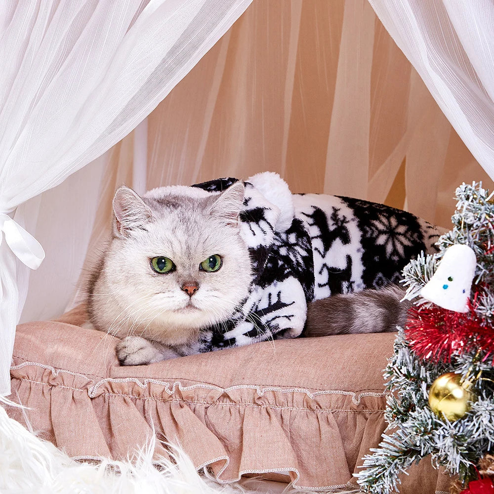 Warm Christmas Dog/Cat Pajamas