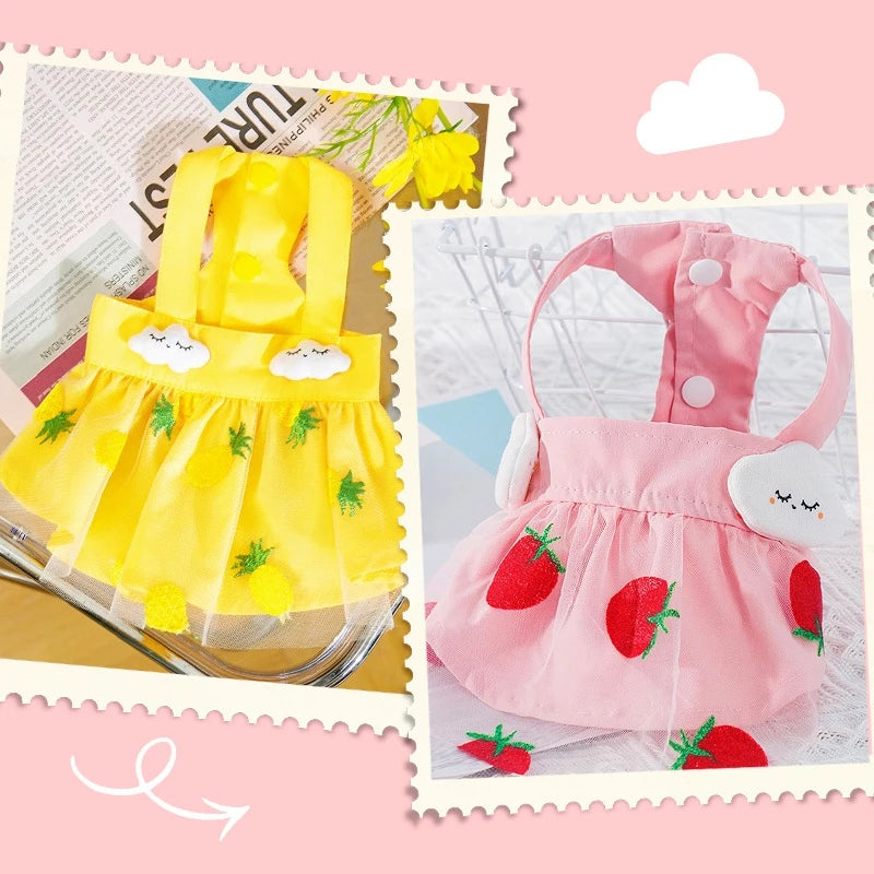 Dog/Cat Princess Dress, Cute Mesh Dress