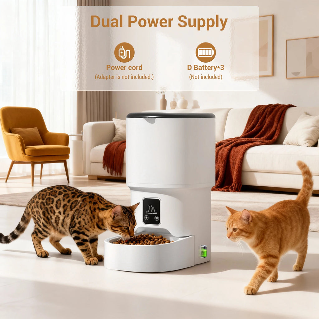 Programmable 4L Automatic Pet Feeder For Small Cats