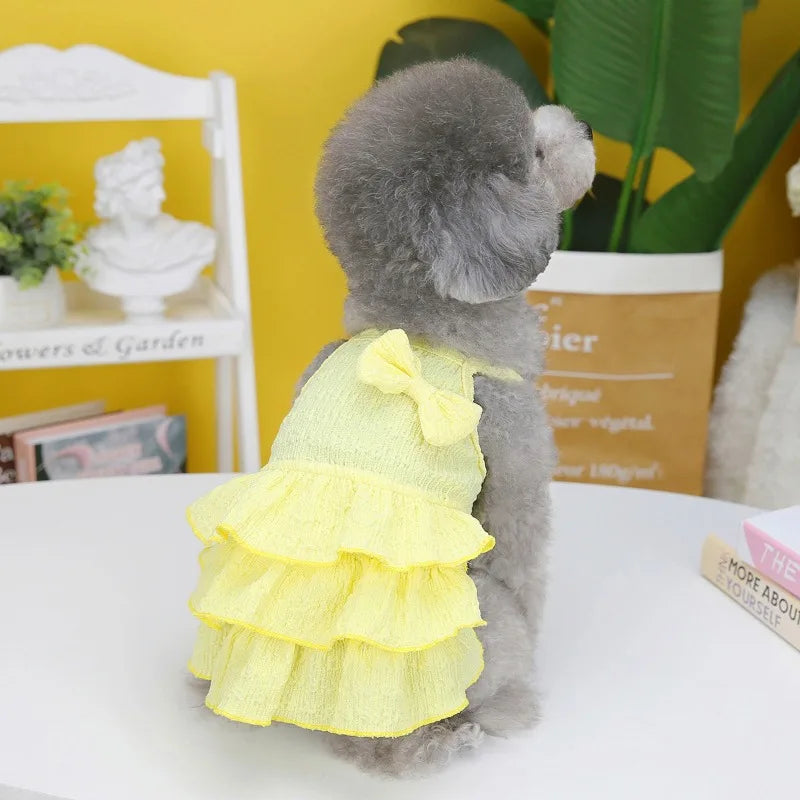 Spring Clothes Dog/Cat Princess Dresses