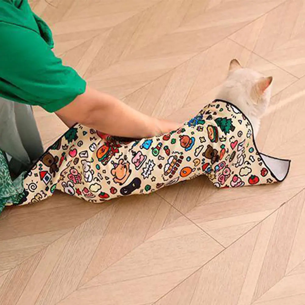 Self-Adherent Cat Grooming Wrap