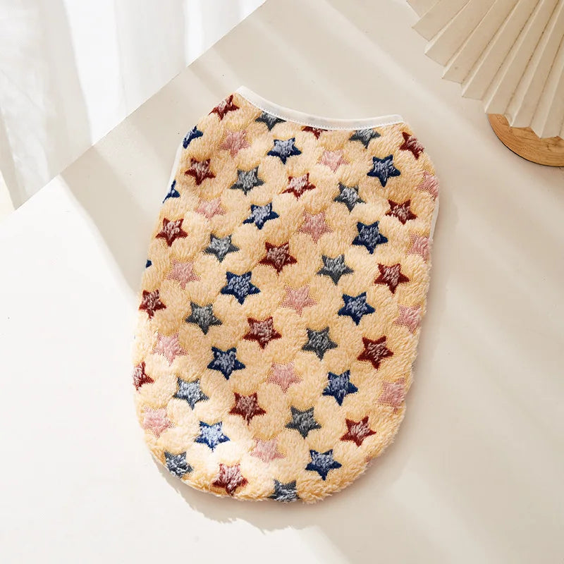 Soft Puppy Vest, Cute Paw Print