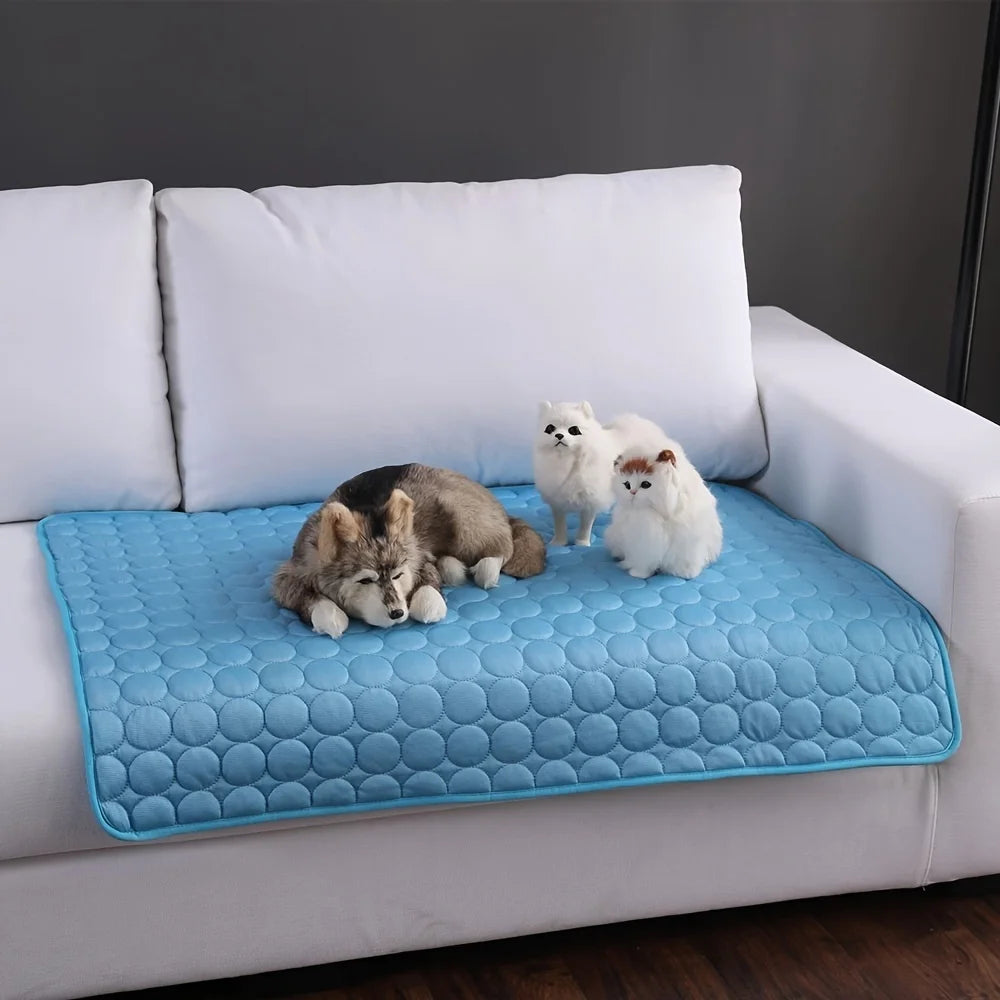 Dog/Cat Cooling Mat, Summer Pet Cold Bed