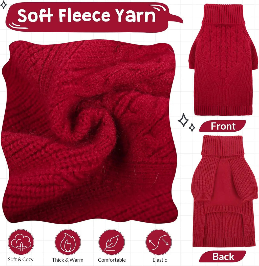 Warm Winter Dog Sweater