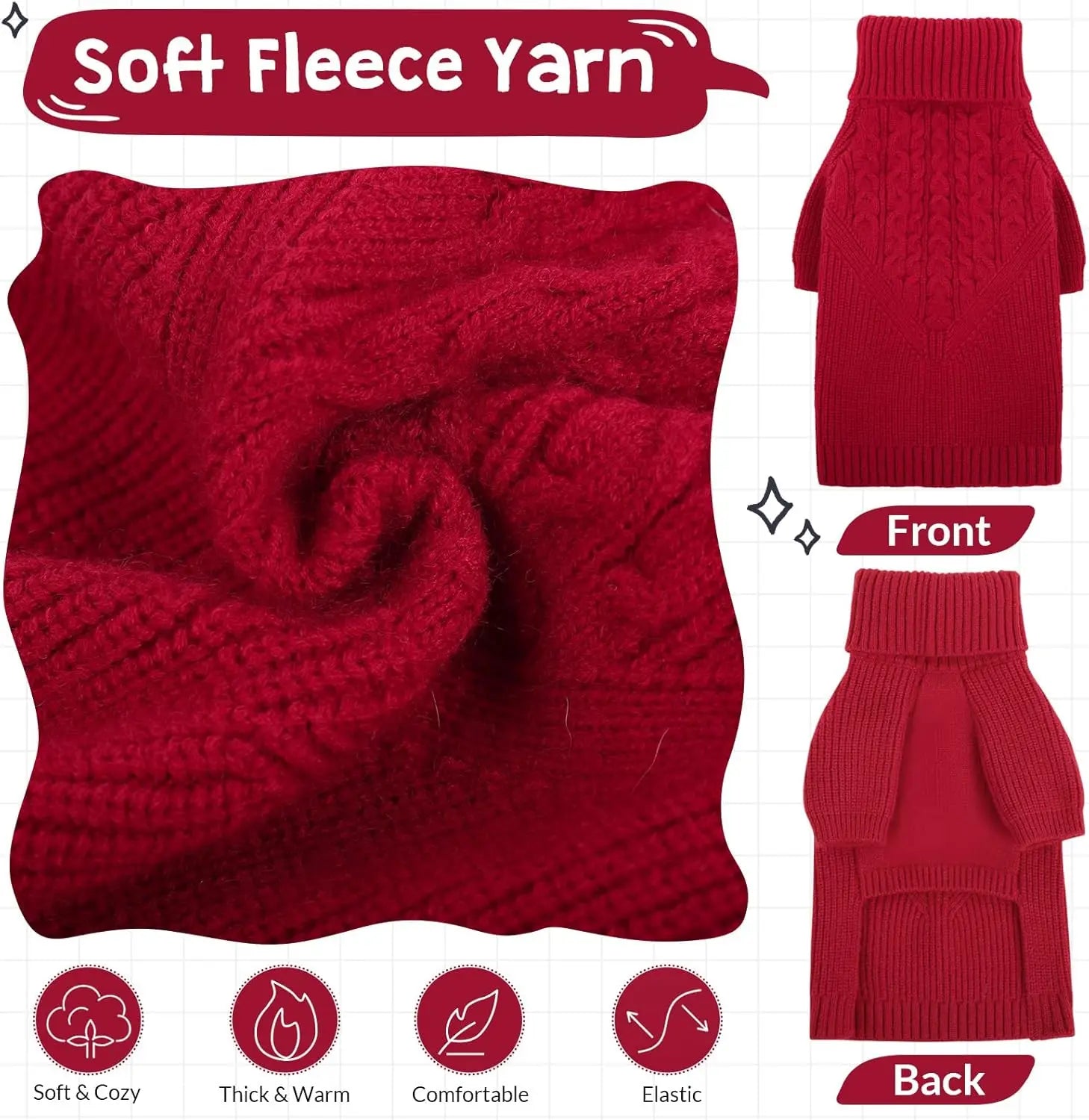 Warm Winter Dog Sweater