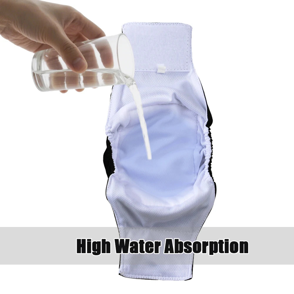Reusable and Adjustable Pet Leakproof Diapers