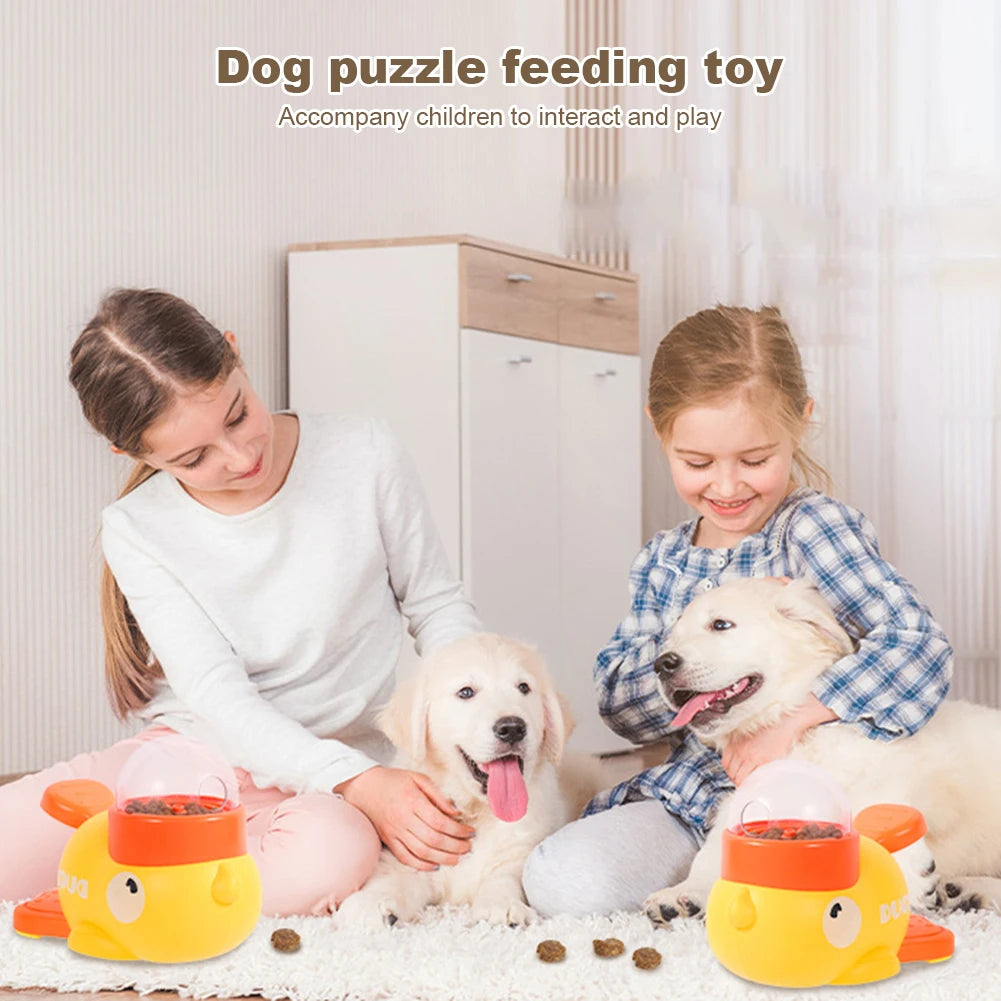 Yellow Duck Dog/Cat Slow Feeder