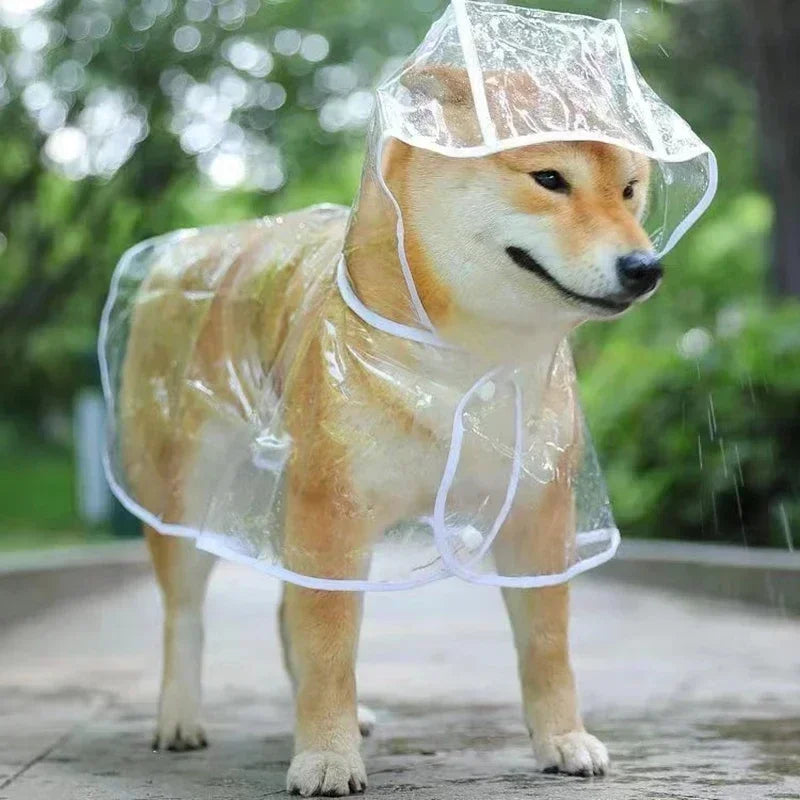 Waterproof Hooded Raincoat for Small Dogs