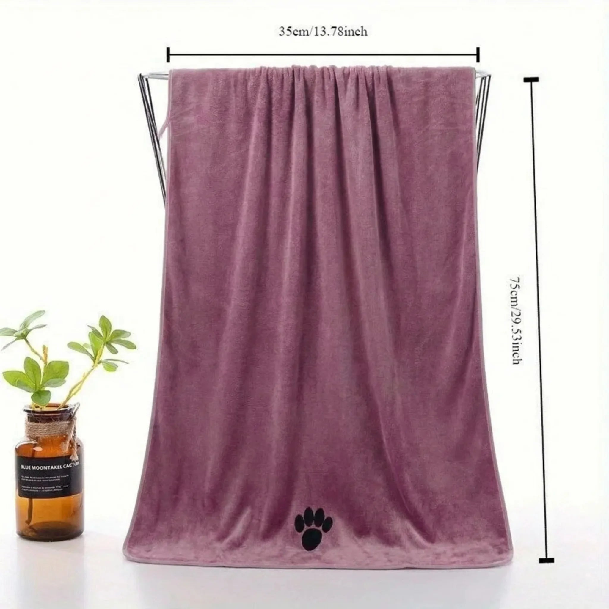 Extra Large Pet Bath Towel Super Absorbent