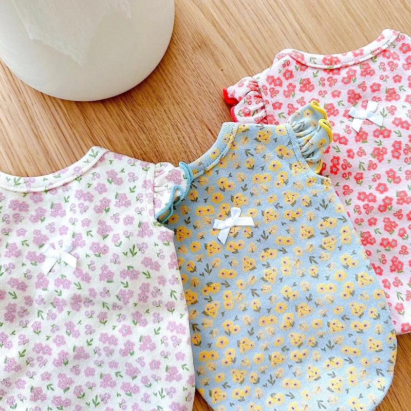 Luxury Dog Clothes Floral Print Dog Vest