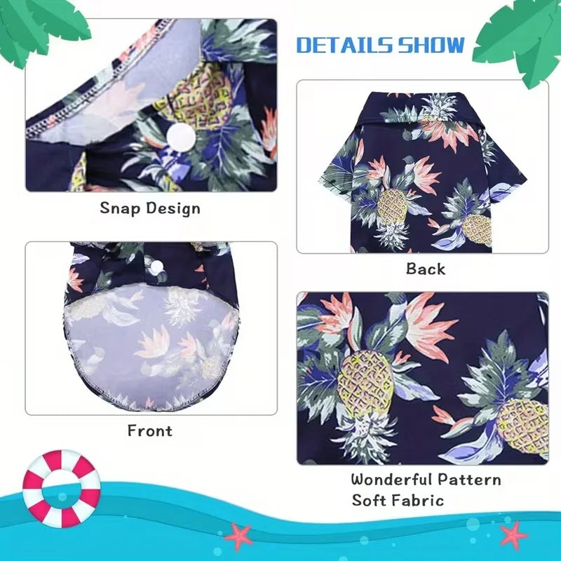 Summer Hawaiian Style Pet Dog/Cat Clothes