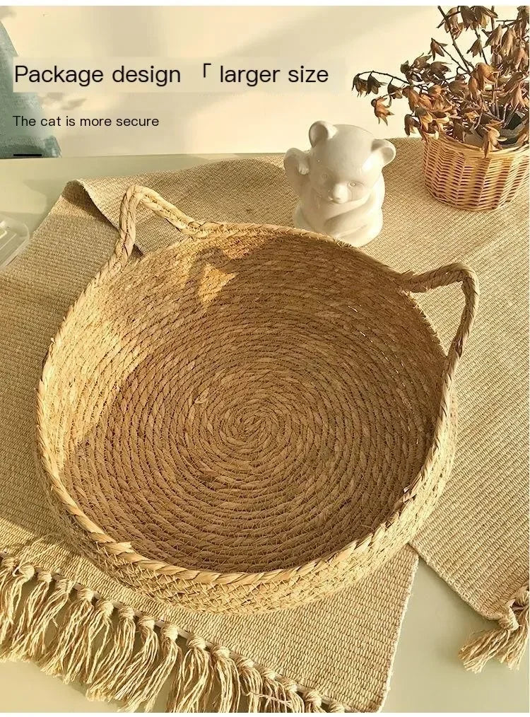 Four Seasons Universal Handmade Vine Woven Cat Nest