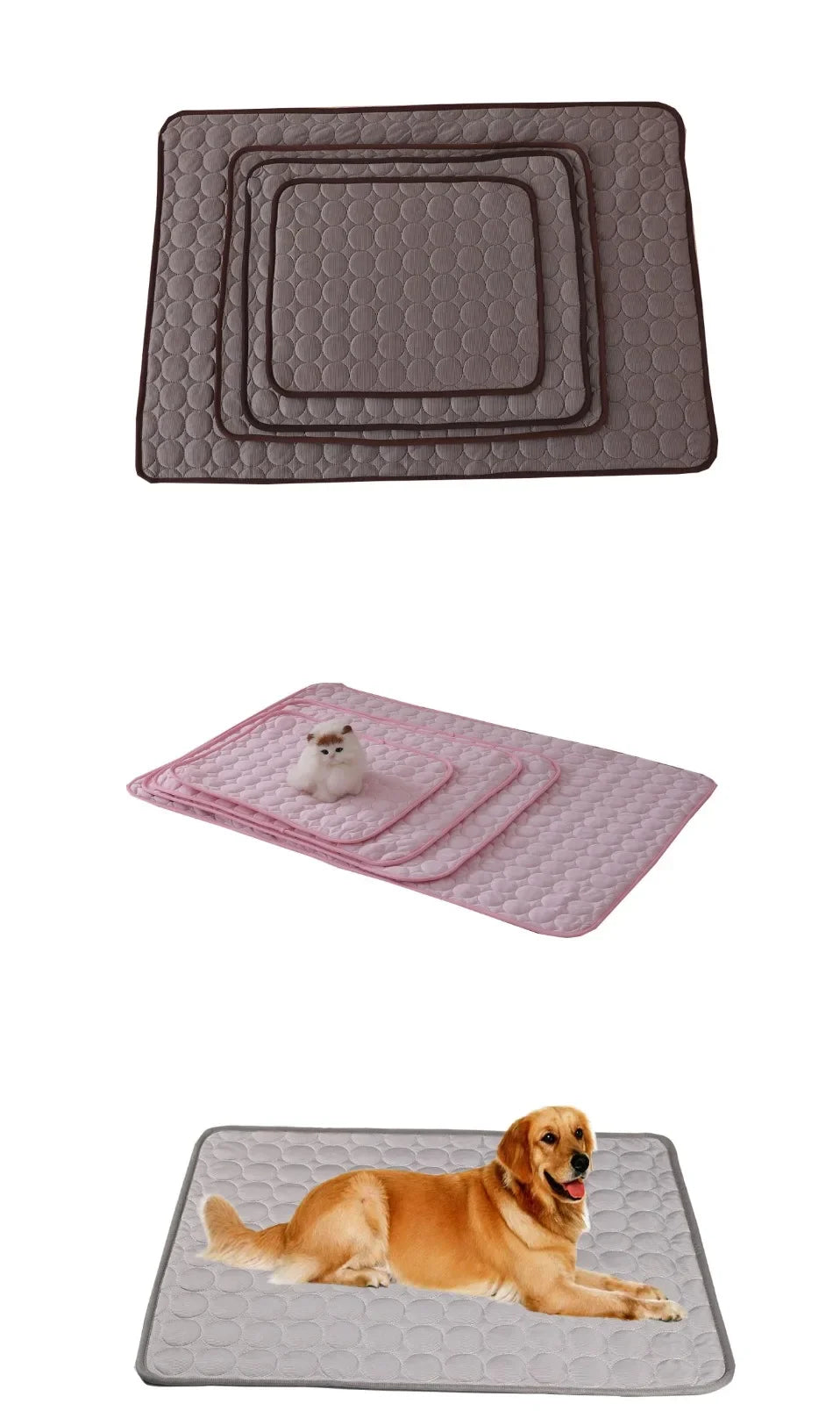 Dog/Cat Cooling Mat, Summer Pet Cold Bed