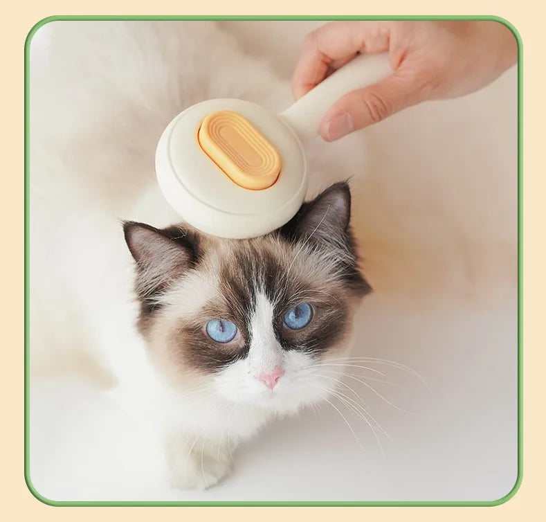 Cat Brush Self-cleaning Pet Hair Remover