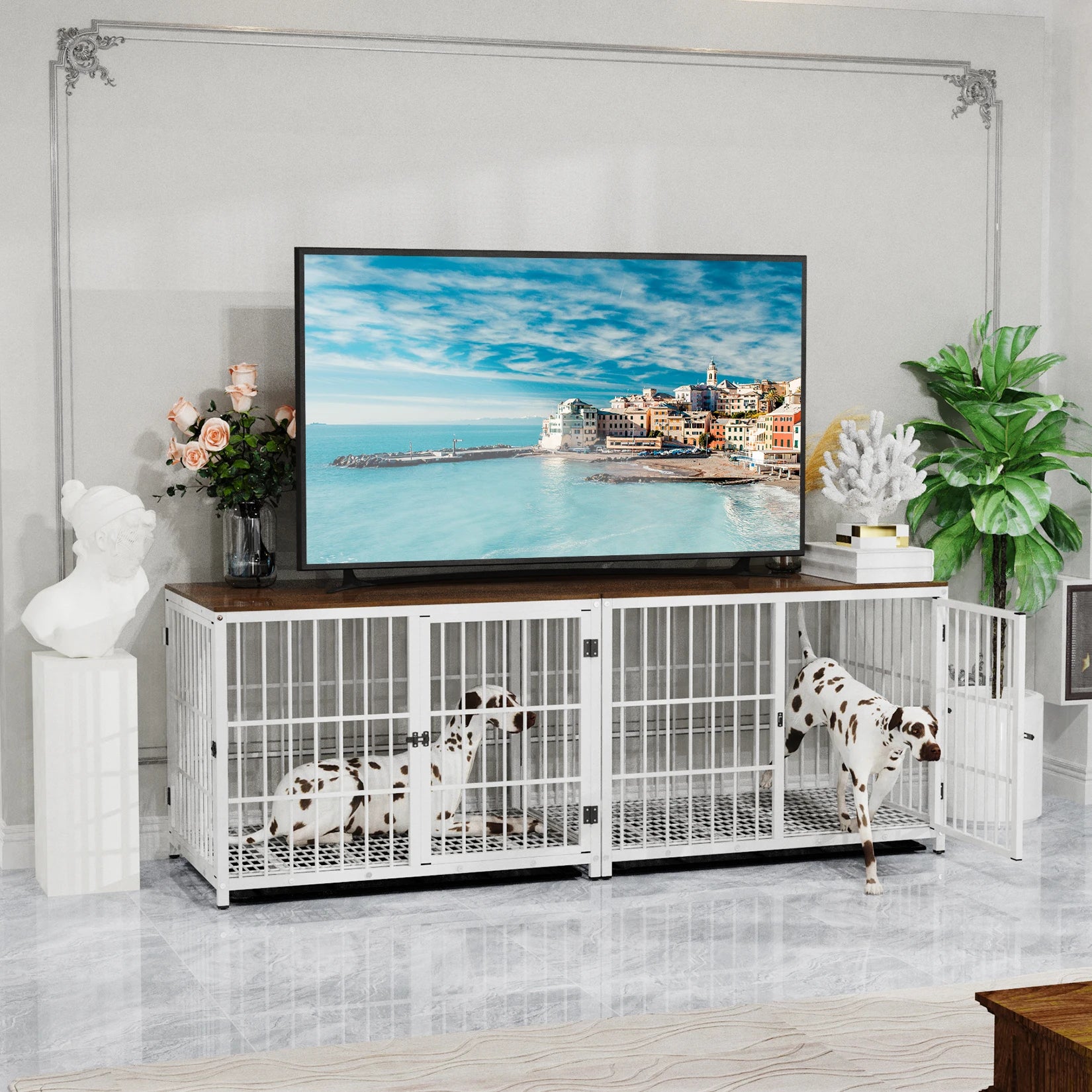 Dog Crate/Furniture Pet Kennel End Table