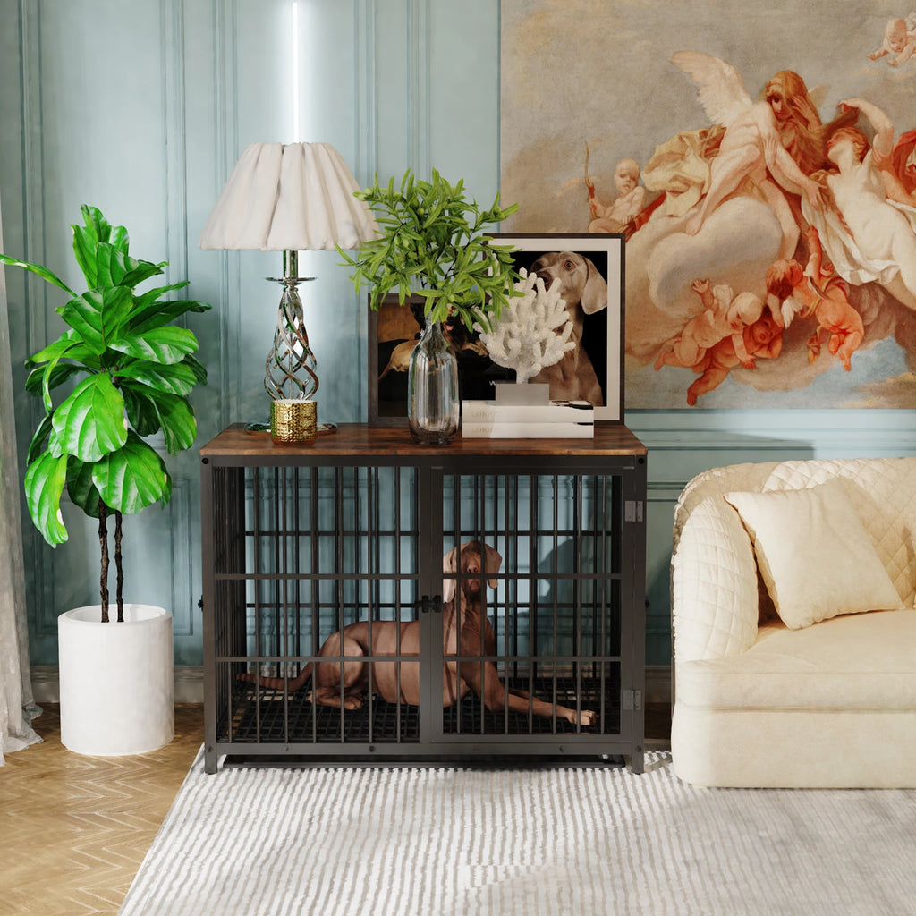 Dog Crate/Furniture Pet Kennel End Table