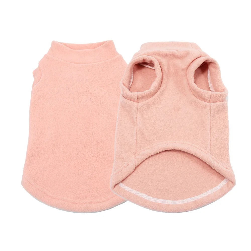 Spring/ Autumn Warm Fleece Cat/dog Jacket Vest