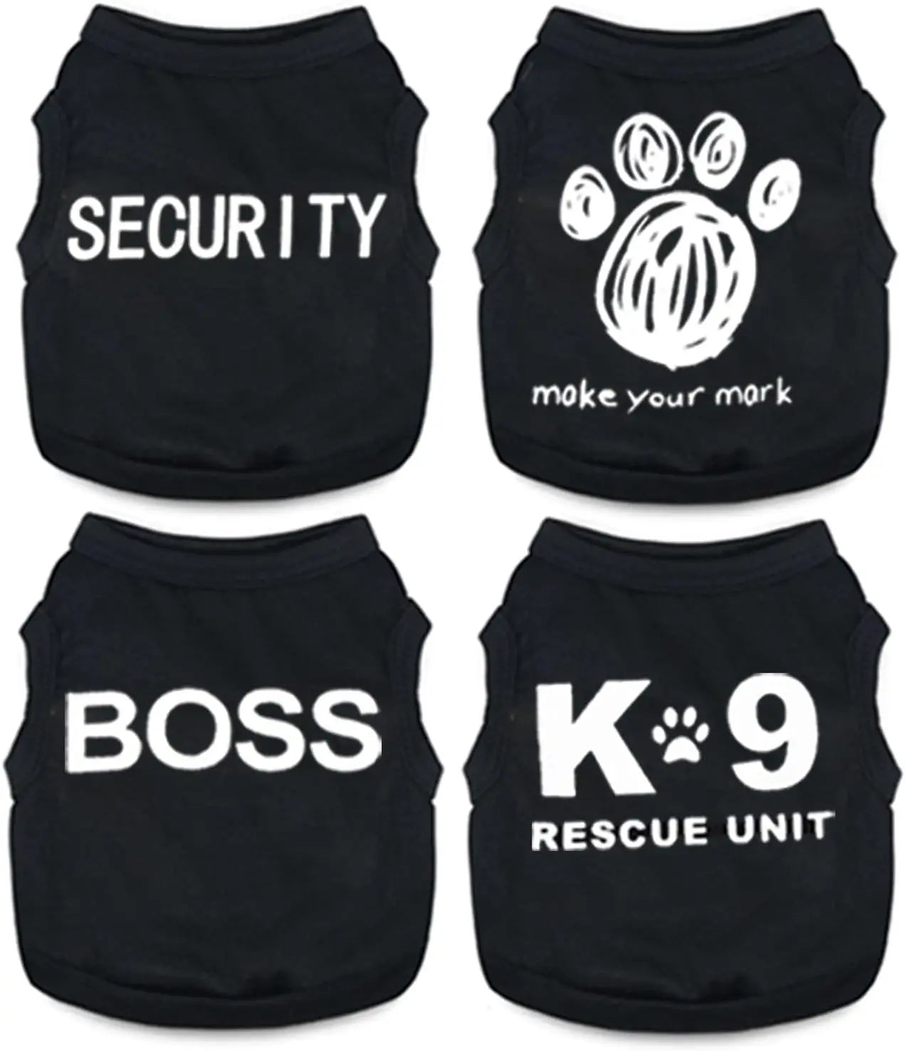 4-Piece Small Dog/Kitten Clothes Set