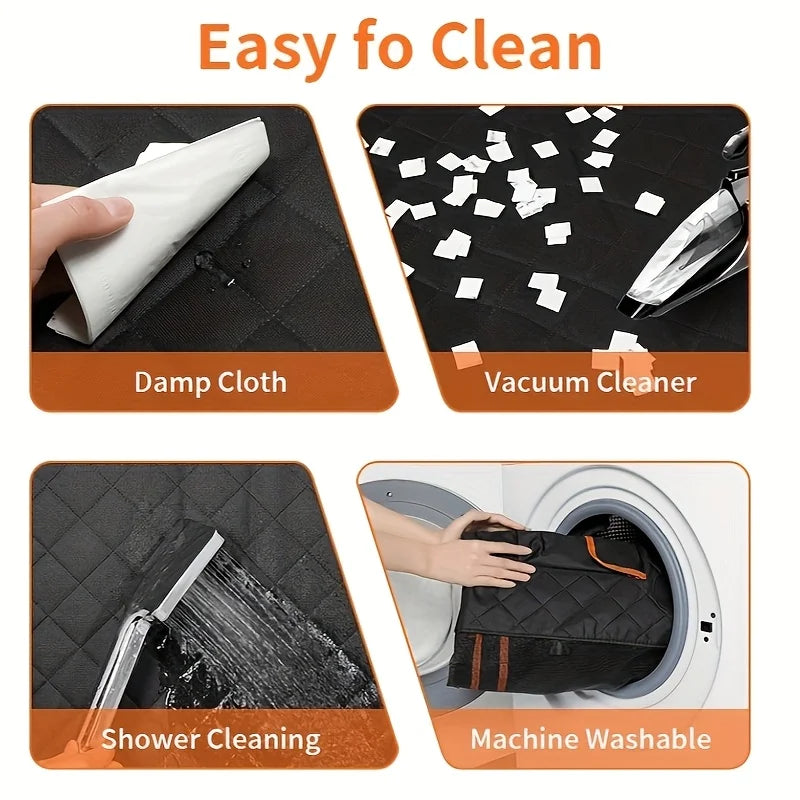 Anti Slip Durable Soft Pet Rear Seat Cover