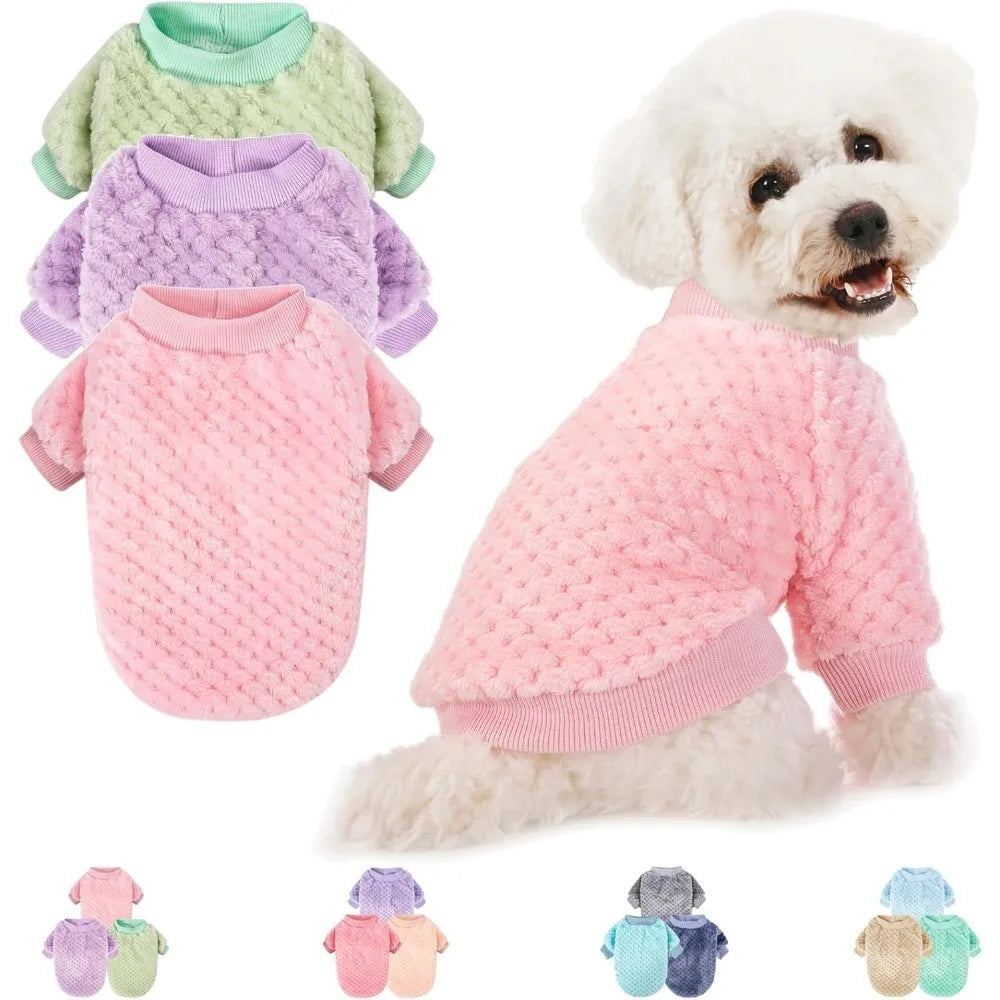 Dog/Cat Sweater, 3 Pack for Small, Medium Pets