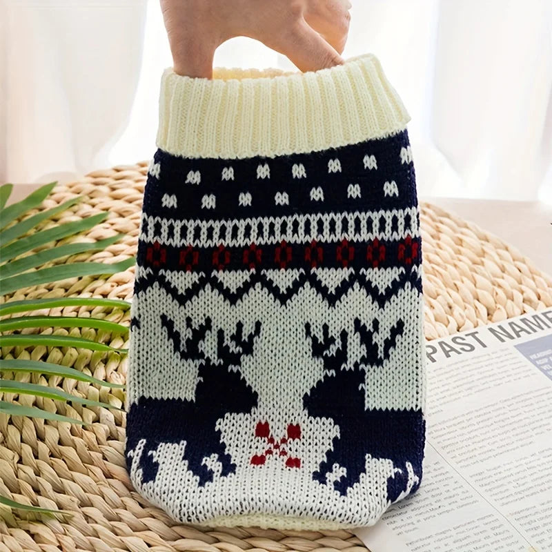 Christmas Style Wool Sweater for Dogs/Cats